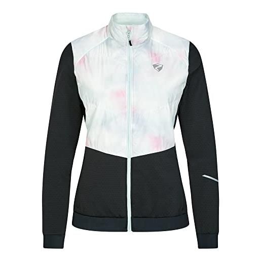 Ziener narina giacca funzionale ibrida bergsport | imbottita, antivento, primaloft, nero, 44 donna