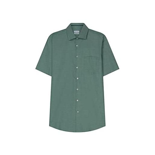 Seidensticker business hemd camicia, verde, 40 uomo