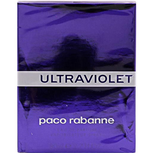 Paco Rabanne ultraviolet woman eau de parfum spray 80 ml