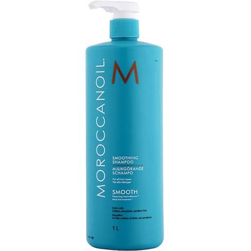 Moroccanoil smoothing shampoo 1000ml - shampoo disciplinante lisciante capelli ribelli crespi