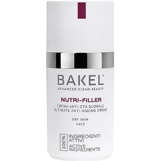 Bakel nutri-filler crema anti-età globale - per pelle secca 50 ml + refill 50 ml