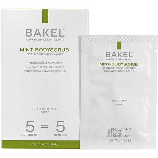 Bakel mint-bodyscrub scrub corpo rinnovante 6x30 g