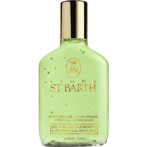 Ligne St Barth gel d'aloès à la menthe après solaire - après rasage 125 ml