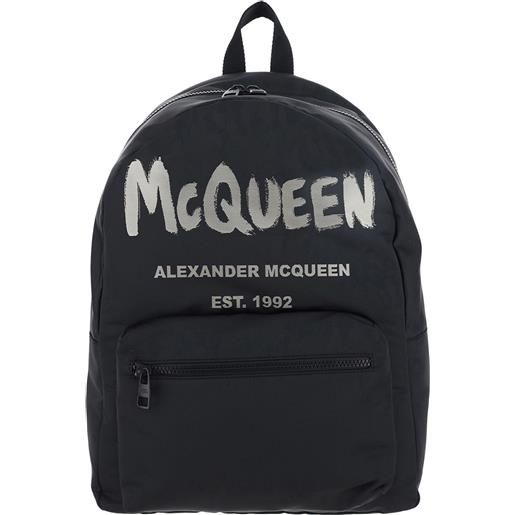 Alexander McQueen zaino graffiti metropolitan