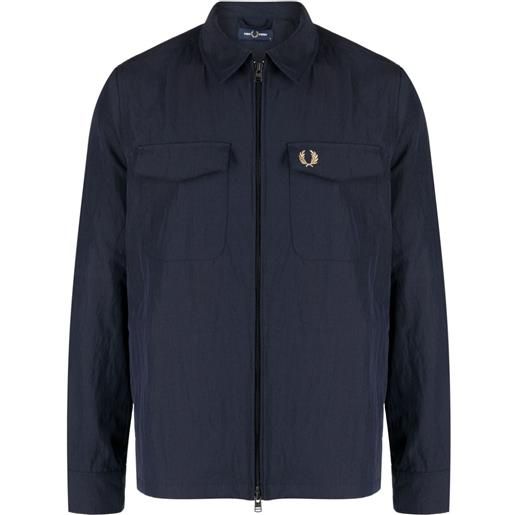 Fred Perry giacca con ricamo - blu