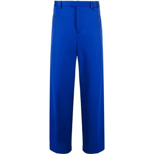 MSGM pantaloni sartoriali a righe - blu