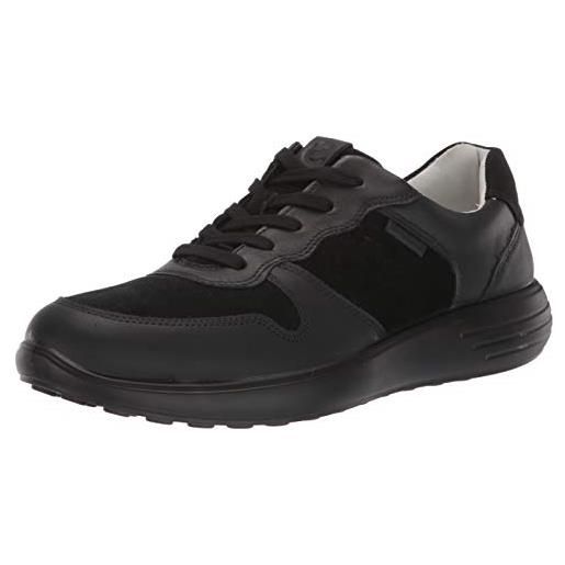 Ecco soft 7 runner - scarpe da ginnastica uomo, nero (black/black/black 51094), 45 eu, pair