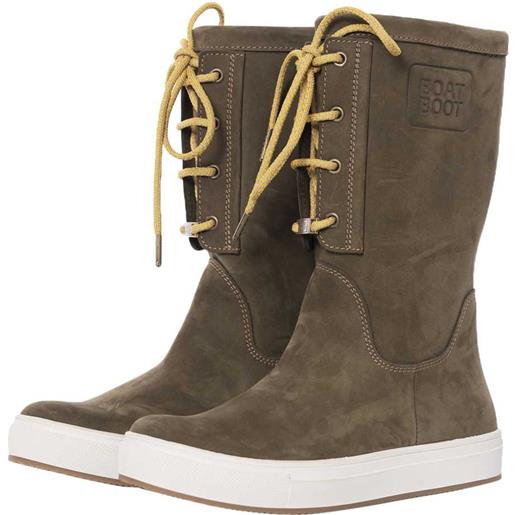 Boat Boot canvas laceup boots verde eu 39 donna