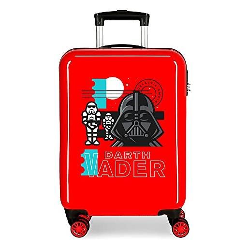 Star Wars galactic empire valigia da cabina rossa 38 x 55 x 20 cm rigida abs chiusura a combinazione laterale 34 l 2 kg 4 ruote doppie bagaglio a mano