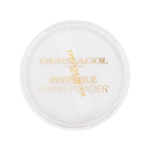 Dermacol invisible fixing powder cipria trasparente fissante 13 g tonalità white