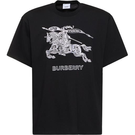 BURBERRY t-shirt dezi in jersey di cotone / logo