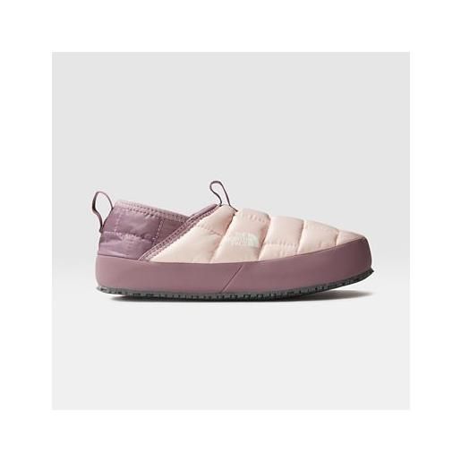 TheNorthFace the north face pantofole invernali thermoball™ traction ii da ragazzi pink moss/fawn grey taglia 32 donna