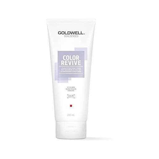 Goldwell dualsenses color revive, balsamo per tutti i tipi di capelli biondi brillanti, 200ml