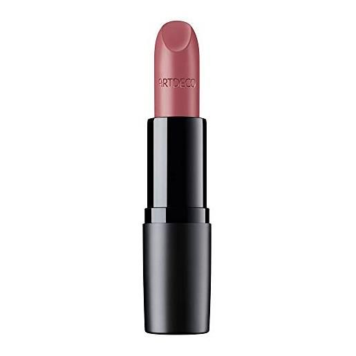 Artdeco perfect mat lipstick rossetto opaco 184 rosewood, 4 g