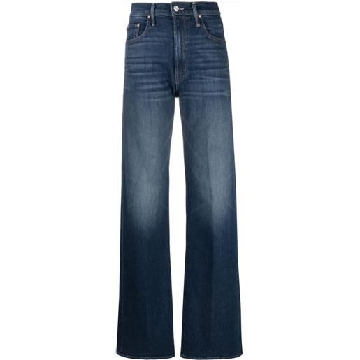 MOTHER jeans the lasso a gamba ampia - blu