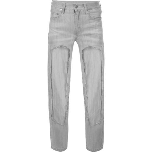 Haculla jeans con effetto vissuto - grigio