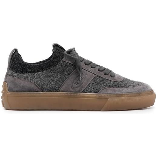 Tod's sneakers con inserti - grigio