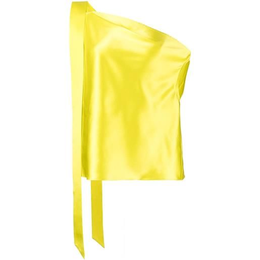 Michelle Mason top con spalle scoperte - giallo