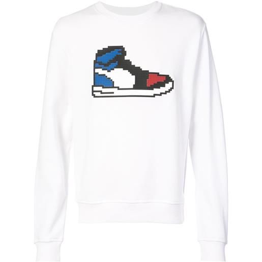 Mostly Heard Rarely Seen 8-Bit americano sneaker sweatshirt - bianco