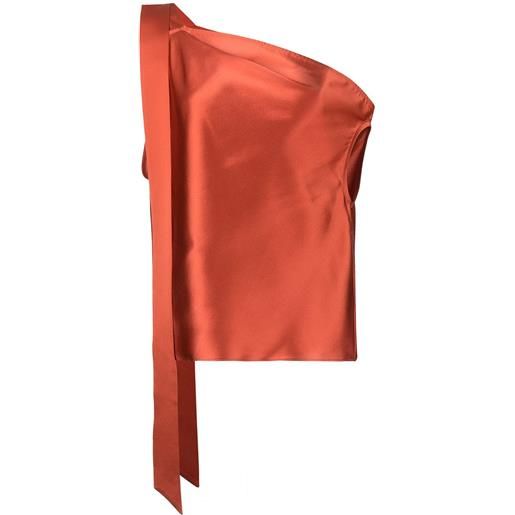 Michelle Mason top con spalle scoperte - arancione