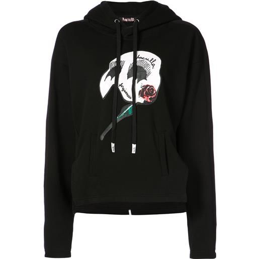 Haculla forgiveness cropped hoodie - nero