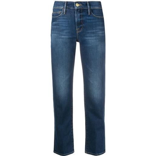 FRAME jeans slim crop - blu