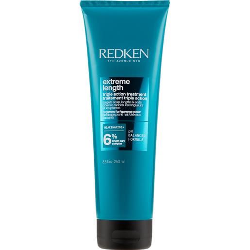 Redken maschera per capelli fragili extreme length (triple action treatment) 250 ml