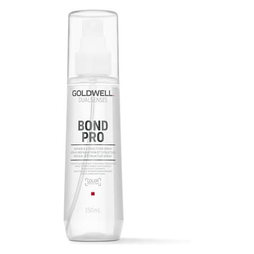 Goldwell bond pro, spray ristrutturante per capelli fragili e sfibrati, 150ml