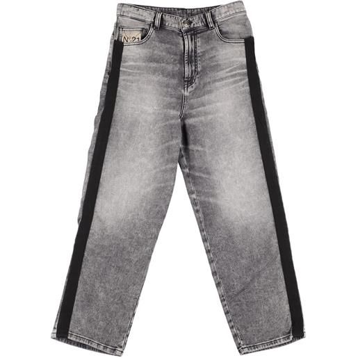 N°21 jeans in denim di cotone / bande laterali