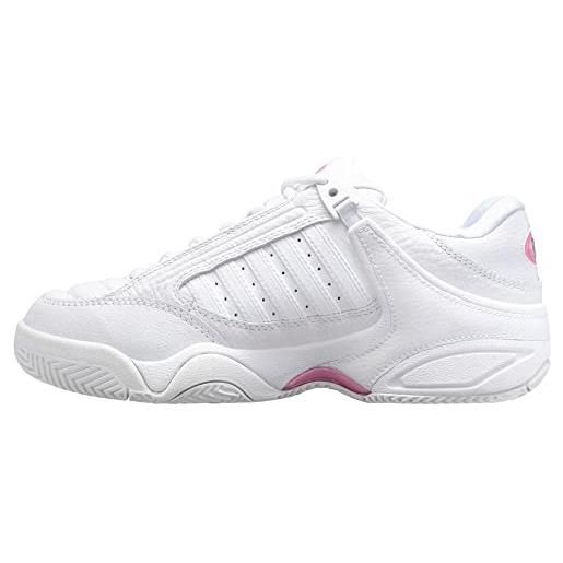 K-Swiss defier rs, scarpe da tennis donna, white sachet pink, 41 eu