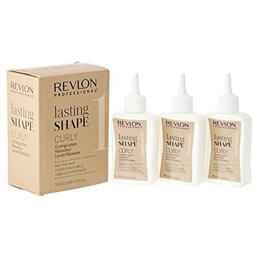 Revlon lasting shape curling lotion natural hair 3 x 100 ml
