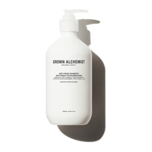 Grown Alchemist frizz-reduction shampoo i 500 ml i shampoo per capelli anti-crespo per uomini e donne i vegan i biologico certificato