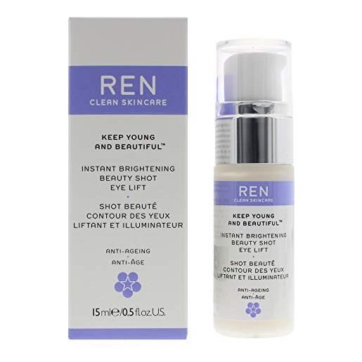 REN Clean Skincare keep young and beautiful instant brightening beauty shot