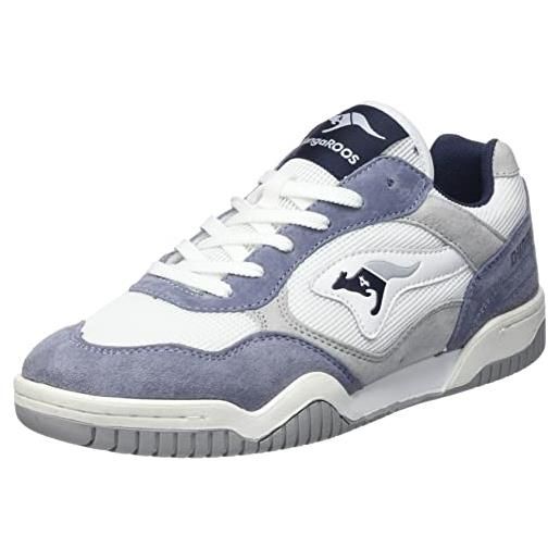 KangaROOS net, scarpe da ginnastica unisex-adulto, blue sky white, 45 eu