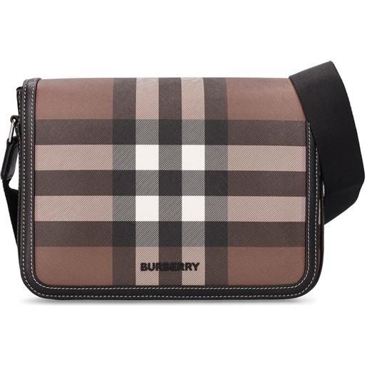 BURBERRY borsa alfred in e-canvas check