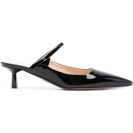 Prada mules con tacco basso 50mm - nero