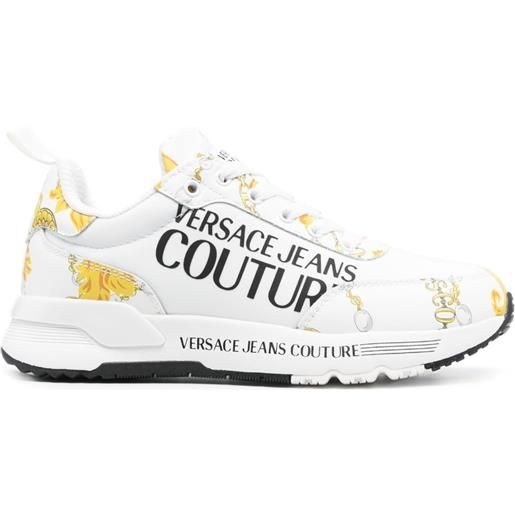 Versace Jeans Couture sneakers con motivo barocco - bianco