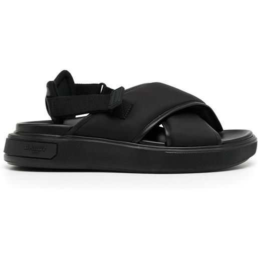 Bally sandali con suola piatta - nero