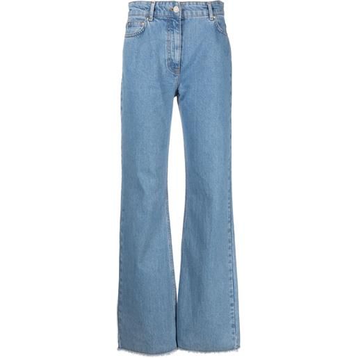 MOSCHINO JEANS jeans svasati a vita media - blu