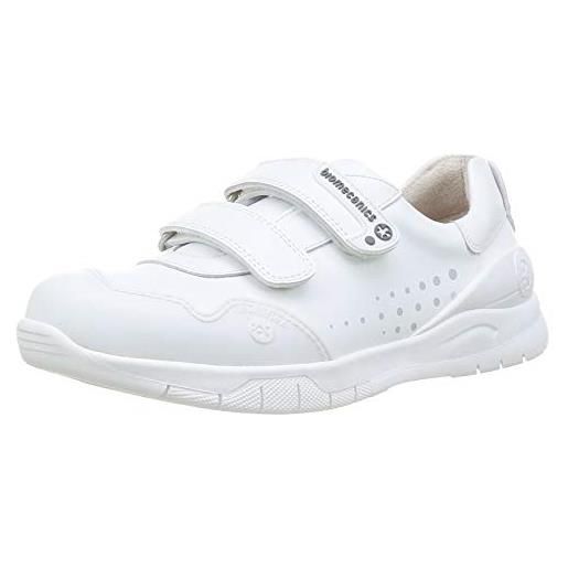 Biomecanics 182195, scarpe da ginnastica unisex-bambini, bianco, 33 eu