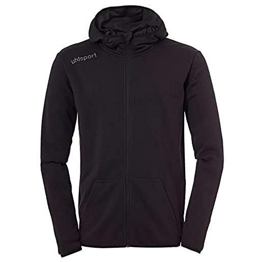 uhlsport essential hoodie jacke, giacca uomo, rot, xl