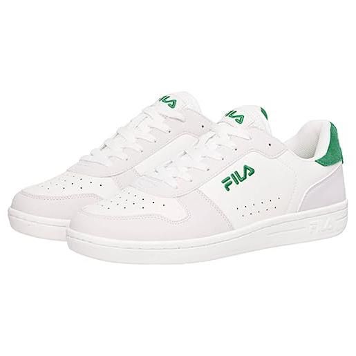 Fila netforce ii x crt, scarpe da ginnastica uomo, white verdant green, 40 eu