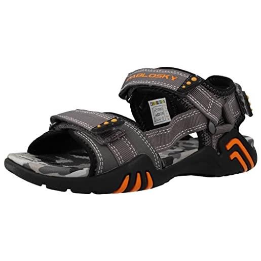 Pablosky 973550, sport sandal, grigio, 37 eu