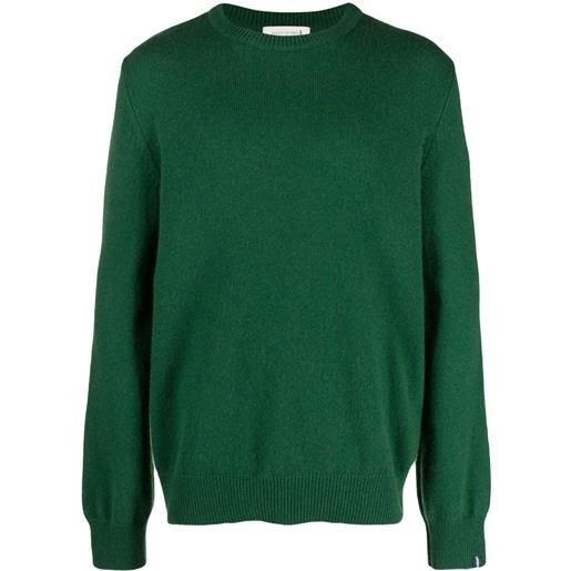 Mackintosh maglione girocollo holkham - verde