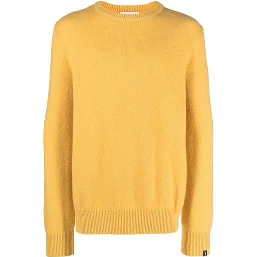 Mackintosh maglione girocollo holkham - giallo