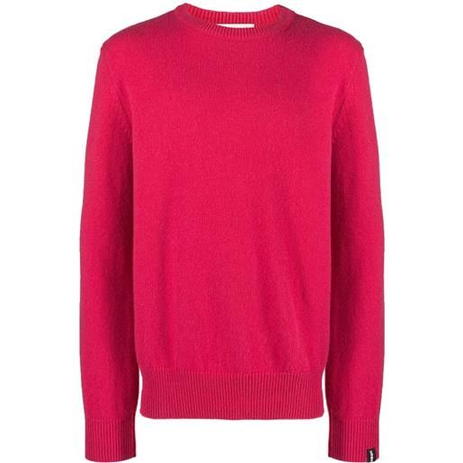 Mackintosh maglione girocollo holkham - rosa