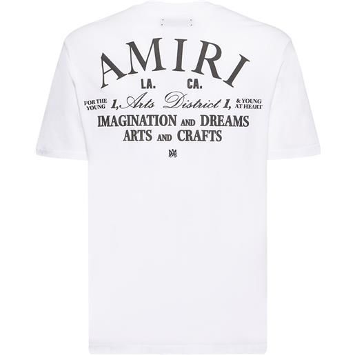 AMIRI t-shirt amiri arts district in cotone con stampa