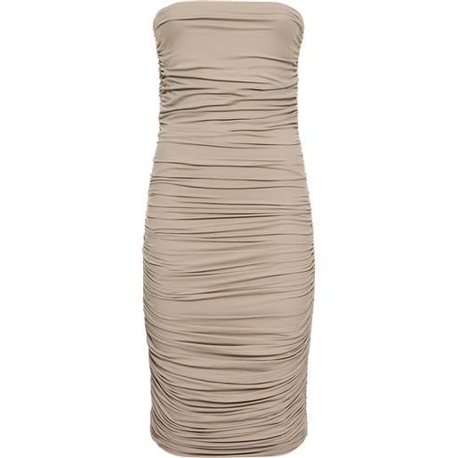 MICHAEL KORS COLLECTION vestito midi in jersey di viscosa stretch