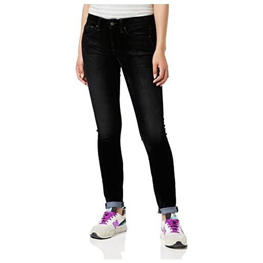 G-STAR RAW women's 3301 mid skinny jeans, grigio (sun faded grey d05889-9882-6013), 31w / 30l