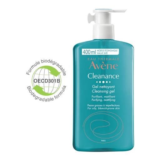 Avene Cleanance avene linea cleanance pelli grasse e impure gel detergente delicato 400 ml